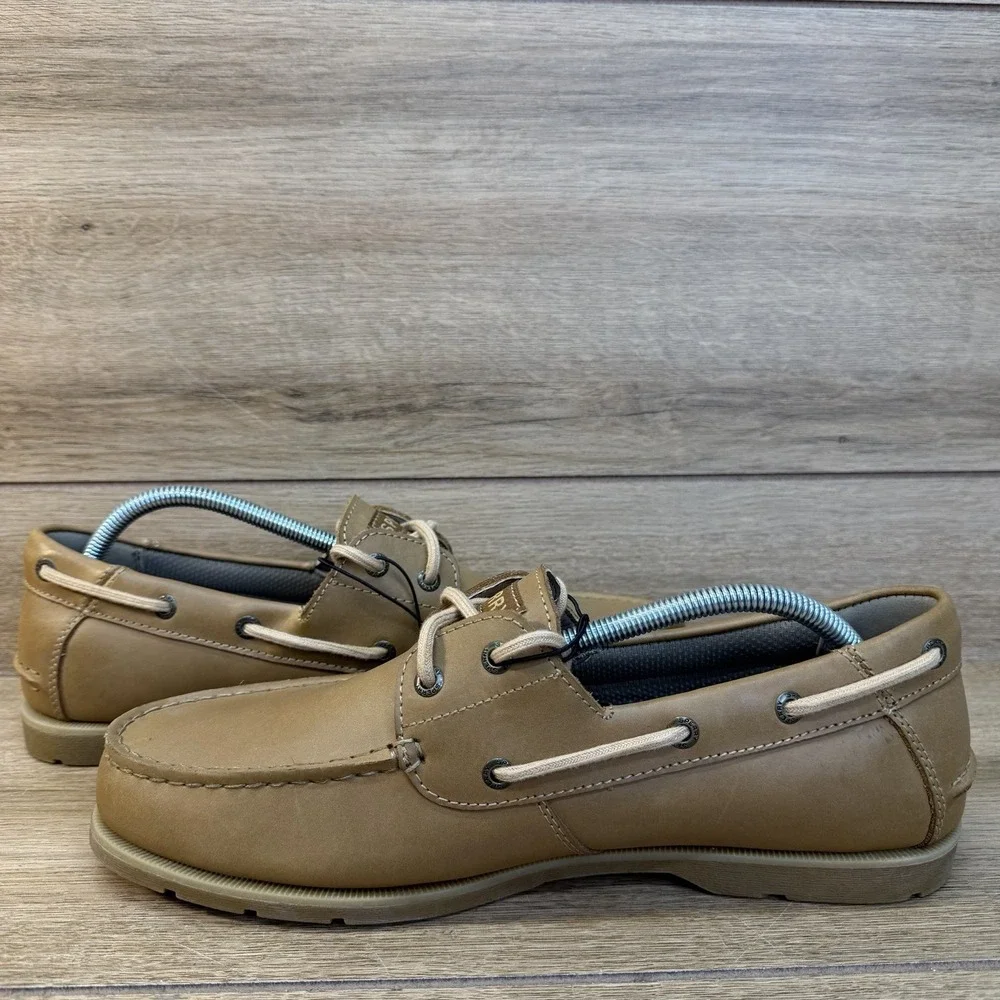 Sperry Casco 2-Eye Boat Shoe Leather Loafer Brown Mens Size 11‎ US Driving Shoe